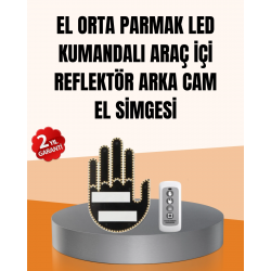 Mey İthalat® 2025 Yeni Seri LED El Şekilli Park Uyarı ve Güvenlik Cihazı Orijinal