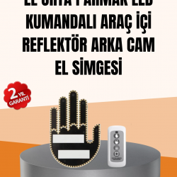 Mey İthalat® 2025 Yeni Seri LED El Şekilli Park Uyarı ve Güvenlik Cihazı Orijinal