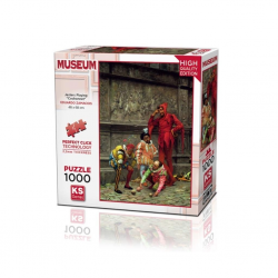Mey İthalat® 20662 Jesters Playing Cochonnet 1000 Parça Puzzle - Puzzle
