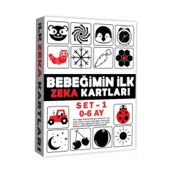 Mey İthalat® 2199 Eğitici Kartlar 0-6 Ay Zeka Kartları