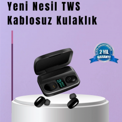Mey İthalat® 22 Kez Şarj İmkanı Sunan A10s TWS Bluetooth Stereo Kulaklık