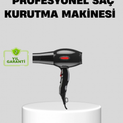 Mey İthalat® 2200 Watt Profesyonel Saç Kurutma Makinesi AC Motorlu Yüksek Performanslı