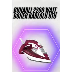 Mey İthalat® 2200W Seramik Kaplama Estetik Tasarımı 360 Derece Dönebilir Kablosu