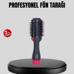 Mey İthalat® 220°C Profesyonel Fön Tarağı – Negatif İyon Teknolojili, 3 Isı Kademeli, 1200W