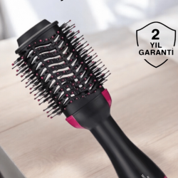 Mey İthalat® 220°C’ye Kadar Isınan, Hacim ve Yıpranma Karşıtı Profesyonel Fön Tarağı