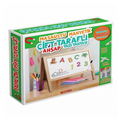 Mey İthalat® 2243 MASAÜSTÜ MANYETIK YAZI TAHTASI 62 PARÇA