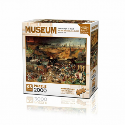 Mey İthalat®  22524 The Triumph Of Death 2000 Parça Puzzle -KS Puzzle