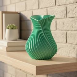 Mey İthalat® 24 cm Turkuaz Kalp Formlu Büyük Boy Vazo Estetik Dekor Ürünü