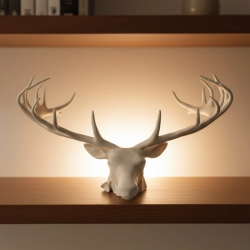 Mey İthalat® 25 cm Estetik Geyik Figürü Şık Ev Ofis Dekorasyonu