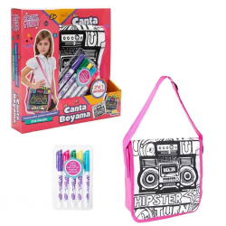 Mey İthalat® 2in1 Omuz Çantası Boyama Seti