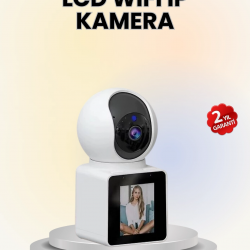 Mey İthalat® 2K Gece Görüşlü Kapalı Alan Kamera Çift Yönlü Konuşma ve Akıllı Arama