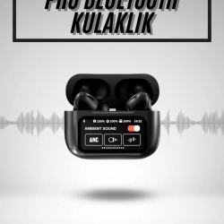 Mey İthalat® 2.Nesil Pro Ekranlı Sesli Görüşme Yapabilen Kablosuz Bluetooth Kulaklık