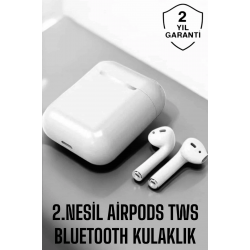 Mey İthalat® 2.Nesil TWS Bluetooth Kulaklık Yüksek Ses Kaliteli