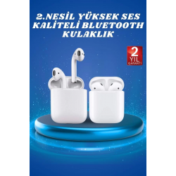 Mey İthalat® 2.Nesil Yeni Model TWS Bluetooth Kulaklık Dokunmatik Kontrol Yüksek Ses Kaliteli