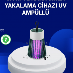 Mey İthalat® 2’si 1 Arada LED Işıklı Elektrikli Böcek Öldürücü