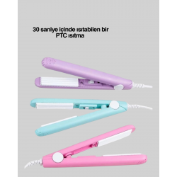 Mey İthalat® 2’si 1 Arada Saç Düzleştirici ve Bukle Maşası – Düz ve Kıvırcık Saçlara Uygun Çok Yönlü Kullanım