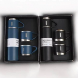 Mey İthalat® 3 BARDAKLI TERMOS SETİ