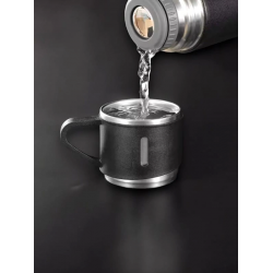 Mey İthalat® 3 BARDAKLI TERMOS SETİ