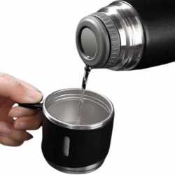 Mey İthalat® 3 Bardaklı Termos Seti Anneler Gününe Özel Hediye Taşınabilir Sızdırmaz Isı Koruyucu