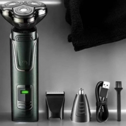 Mey İthalat® 3 Başlıklı Profesyonel Saç ve Sakal Bakım Seti Vücut, Burun ve Kulak Tüy Alma