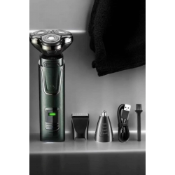 Mey İthalat® 3 Başlıklı Profesyonel Saç ve Sakal Bakım Seti Vücut, Burun ve Kulak Tüy Alma