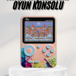 Mey İthalat® 3 İnç Ekran 500 Oyunlu Game Box Mini Taşınabilir Oyun Konsolu