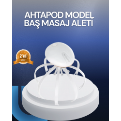 Mey İthalat® 3 Kademeli Elektrikli Kafa Masaj Aleti Stres Giderici Ev Tipi Masaj