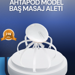 Mey İthalat® 3 Kademeli Elektrikli Kafa Masaj Aleti Stres Giderici Ev Tipi Masaj