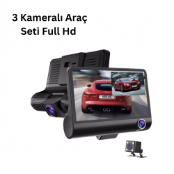 Mey İthalat® 3 Kameralı Araç DVR