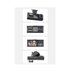 Mey İthalat® 3 Kameralı Dashcam Sistem – Geri Görüş Yardımı, Park Koruması ve G-Sensör