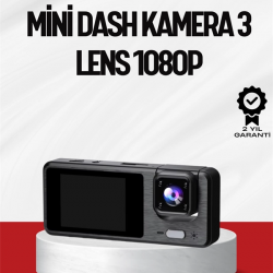 Mey İthalat® 3 Kameralı DVR Araç Kamerası – Tam Güvenlik, Tam Kapsama