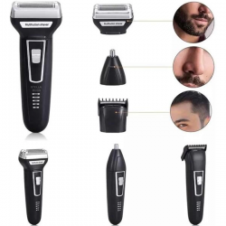 Mey İthalat® 3'lü Set Saç Sakal Kesme Traş Makinesi Burun Kılı Alma Tıraş Makinesi