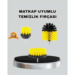Mey İthalat® 3 Parça Matkap Fırça Temizlik Seti – Her Yüzey İçin Güçlü ve Pratik Çözüm