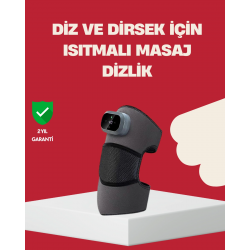 Mey İthalat® 3 Seviyeli Titreşimli Isıtmalı Diz Bakım Masaj Cihazı