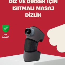 Mey İthalat® 3 Seviyeli Titreşimli Isıtmalı Diz Bakım Masaj Cihazı