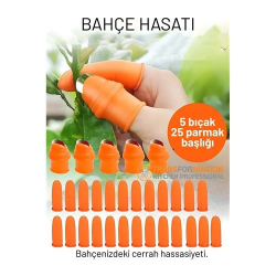 Mey İthalat® 30 Parça Premium Pratik Bahçe Hasat Seti: Paslanmaz Çelik Başparmak Kesici Parmak Koruyucu
