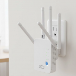 Mey İthalat® 300Mbps WiFi Tekrarlayıcı WPS Güvenlikli AP Modlu Güçlendirici