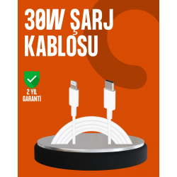 Mey İthalat® 30W Type-C Lightning Hızlı Şarj Kablosu 1.2m iPhone Uyumlu