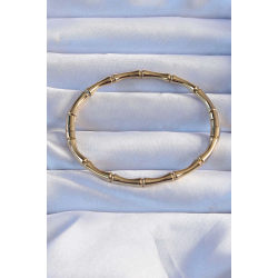 Mey İthalat® 316L Çelik Altın Renk Kemik Model Bileklik