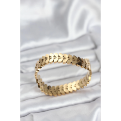 Mey İthalat® 316L Çelik Başak Model Kadın Kelepçe Bileklik