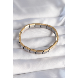 Mey İthalat® 316L Çelik Çift Renk Yazılı Nomination Bileklik