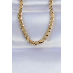 Mey İthalat® 316L Çelik Gold Renk Arpa Model Kolye