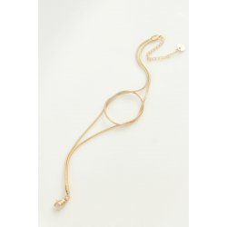 Mey İthalat® 316L Çelik Gold Renk Düğüm Model Bileklik