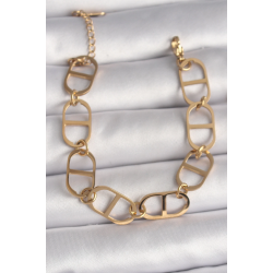 Mey İthalat® 316L Çelik Gold Renk Kadın Bileklik