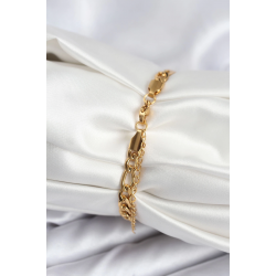 Mey İthalat® 316L Çelik Gold Renk Oval Yazı Yazmaya Uygun Kadın Bileklik