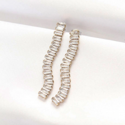 Mey İthalat® 316L Çelik Gold Renk Su Yolu Küpe