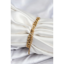 Mey İthalat® 316L Çelik Gold Renk Yazı Yazmaya Uygun Kadın Bileklik