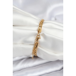 Mey İthalat® 316L Çelik Gold Renk Yazı Yazmaya Uygun Kadın Bileklik