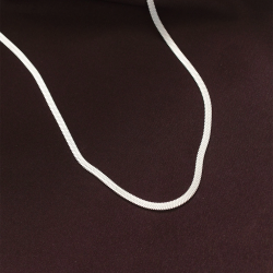 Mey İthalat® 316L Çelik Gümüş Renk 60 cm İtalyan Zincir Kolye