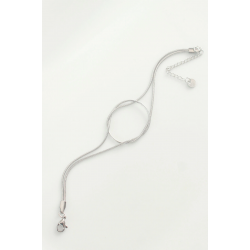 Mey İthalat® 316L Çelik Gümüş Renk Düğüm Model Bileklik